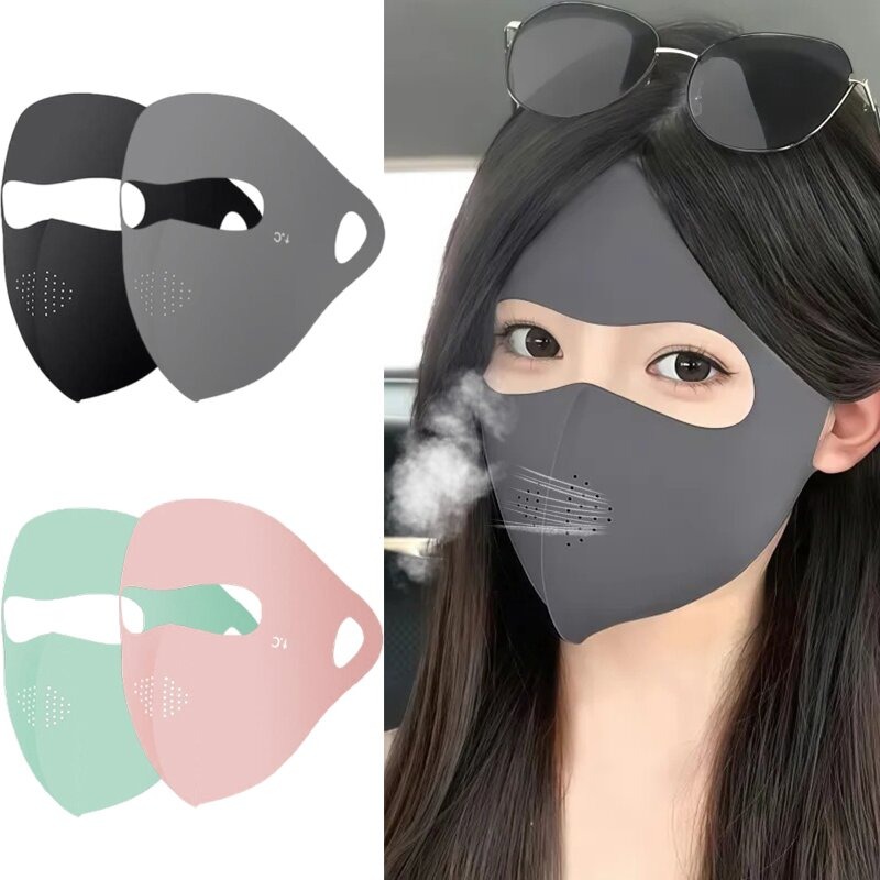 Travel Accessories For Elderly - Nouveau masque facial UV intégral réutilisable,