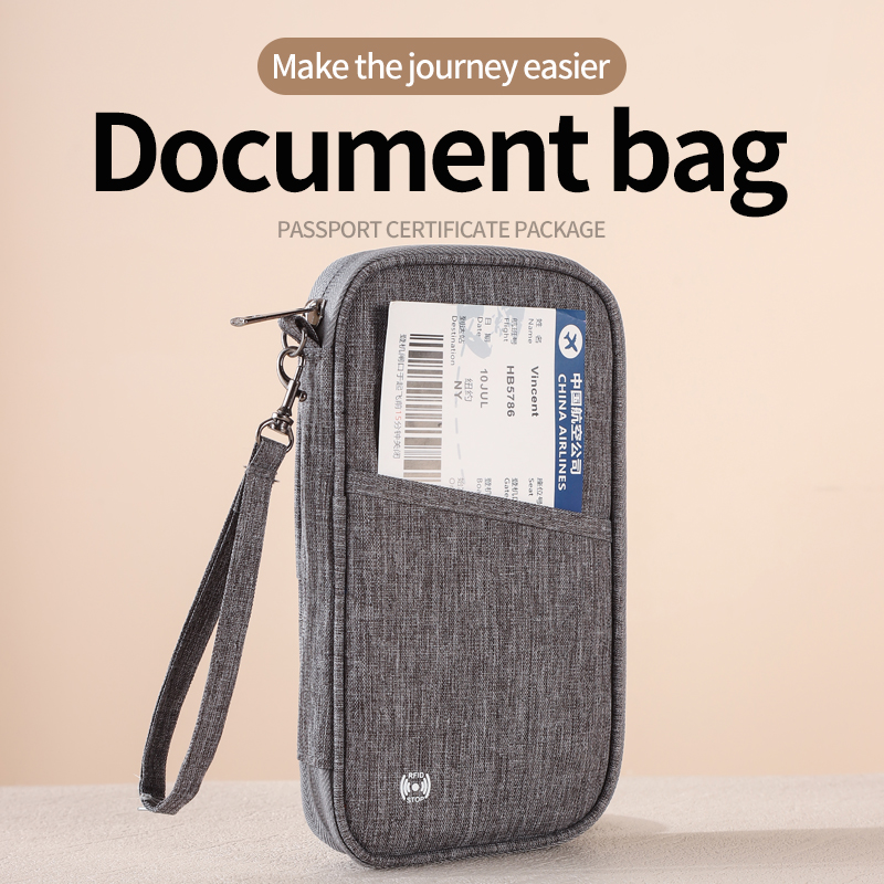 Travel Accessories Essentials - Portefeuille de passeport bloquant Rfid, porte-passeport,