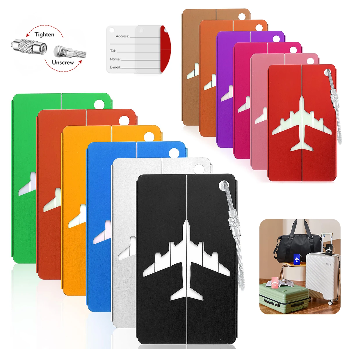 Travel Accessories Kmart - Étiquette de bagage de voyage en
