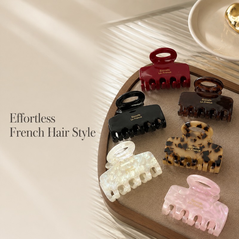 Travel Accessories For Elderly - Pinces à cheveux moyennes françaises à