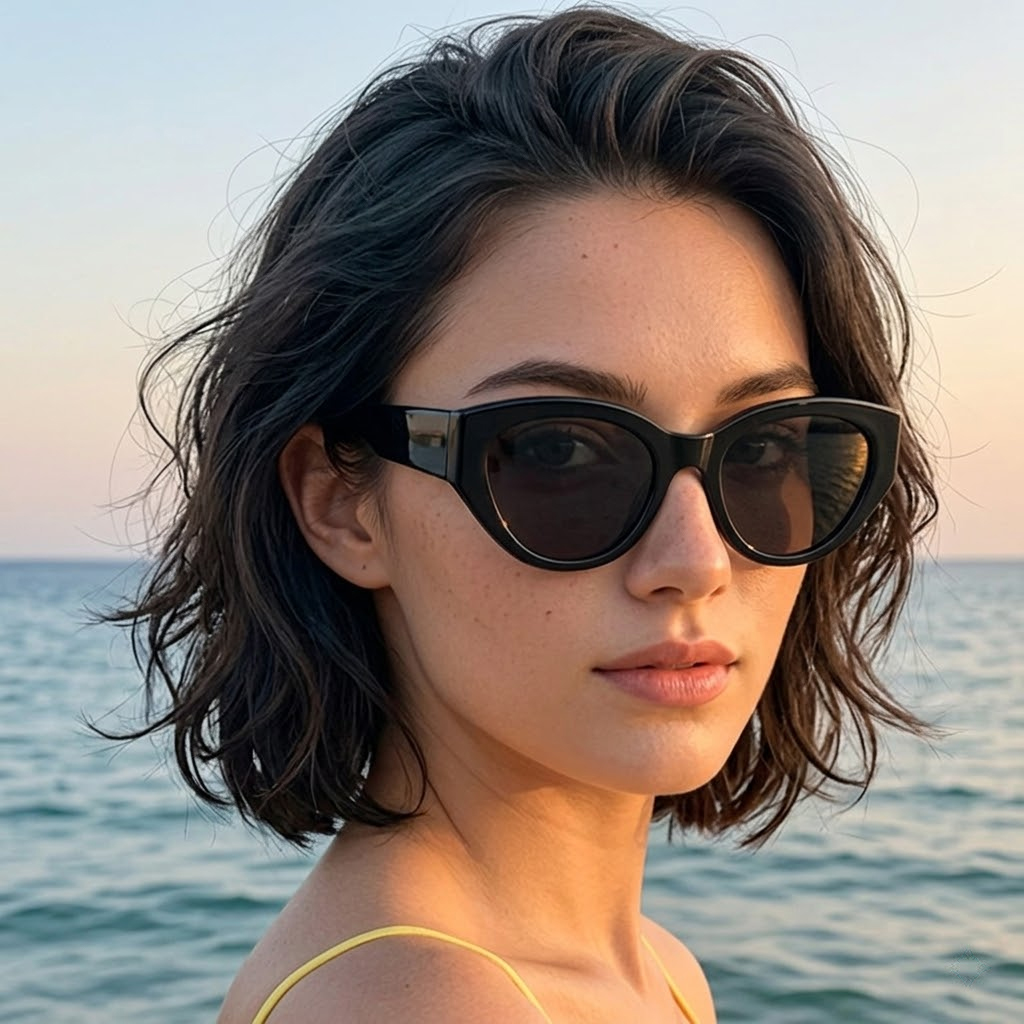 Travel Accessories For Women - Lunettes de soleil polarisées classiques œil-de-chat