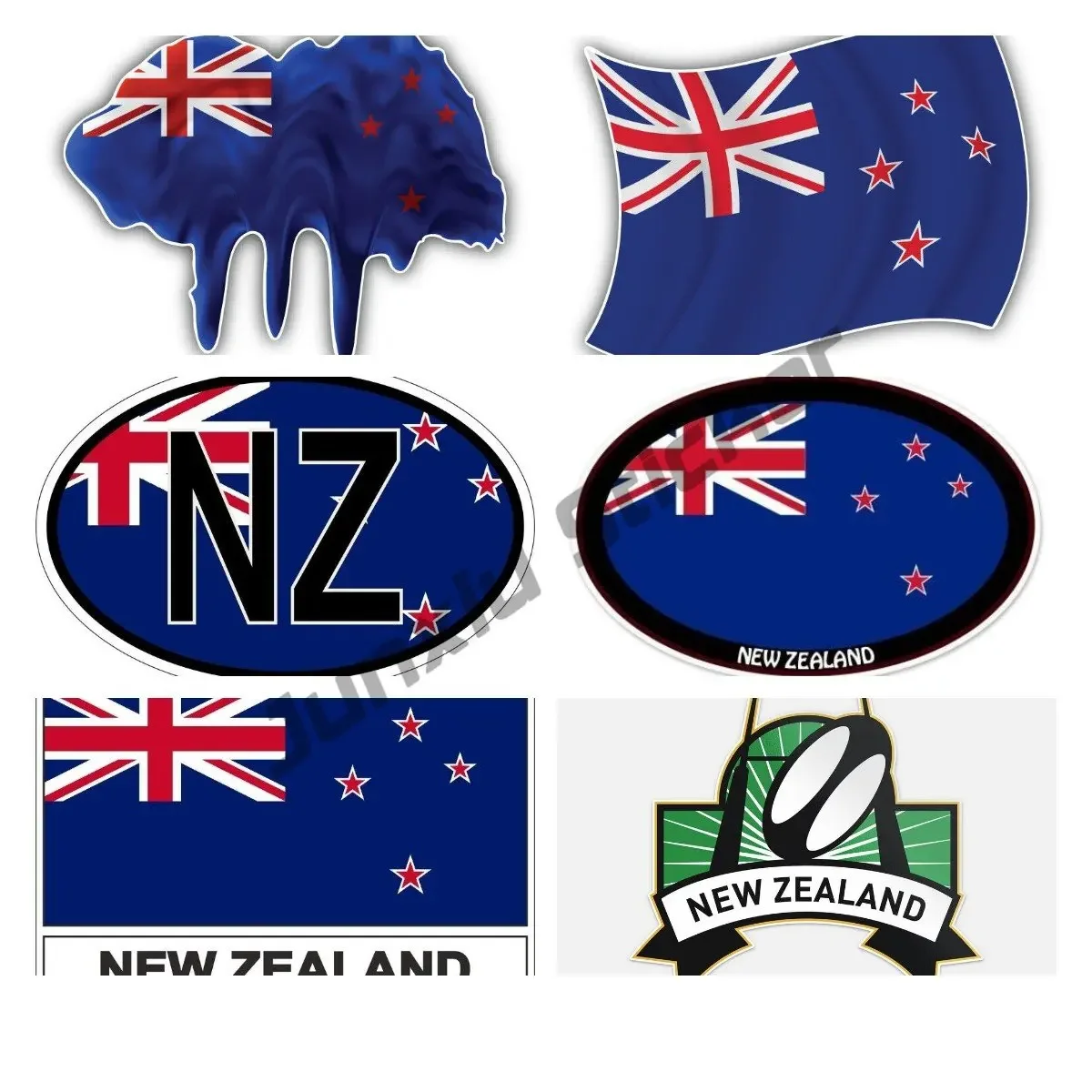 Travel Accessories New Zealand - Autocollant de style en vinyle drapeau