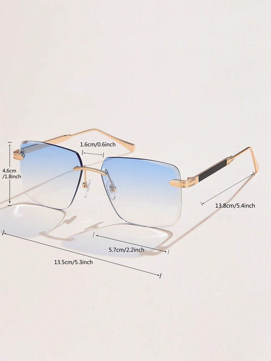 Travel Accessories For Women - Lunettes de soleil carrées sans monture