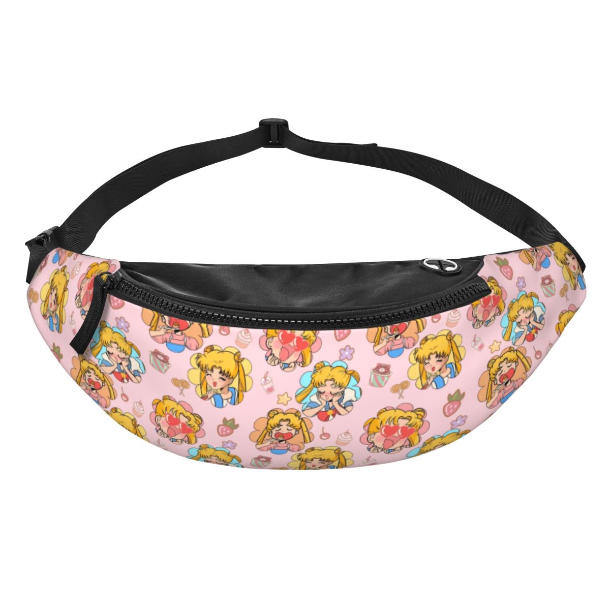 Travel Accessories Pouch For Women - Sac banane personnalisé S-Sailors M-Moons Mangas