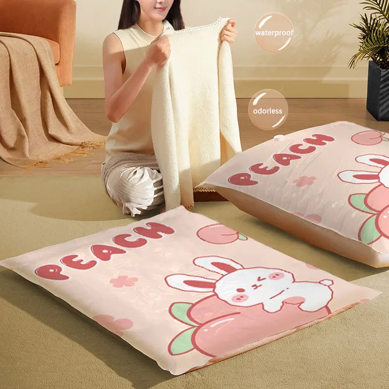 Compression Bag Vacuum - 1/4 pièces sac de Compression mobile