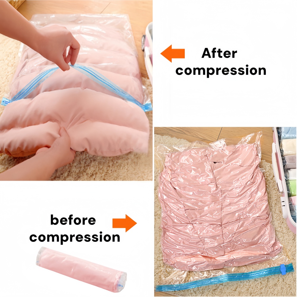 Sacs de rangement sous vide po - Compression Bag Vacuum avis et prix