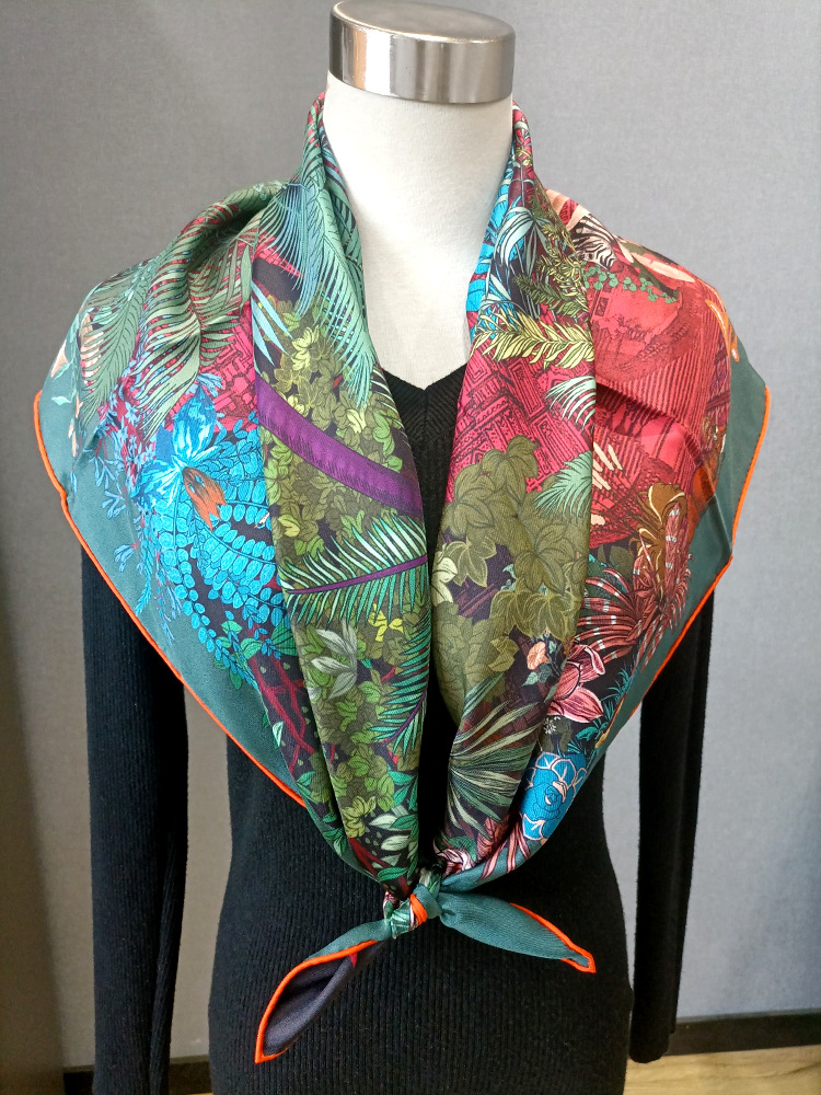 Foulard en Soie 90CM pour Femm - Travel Accessories Bag For Women avis et prix