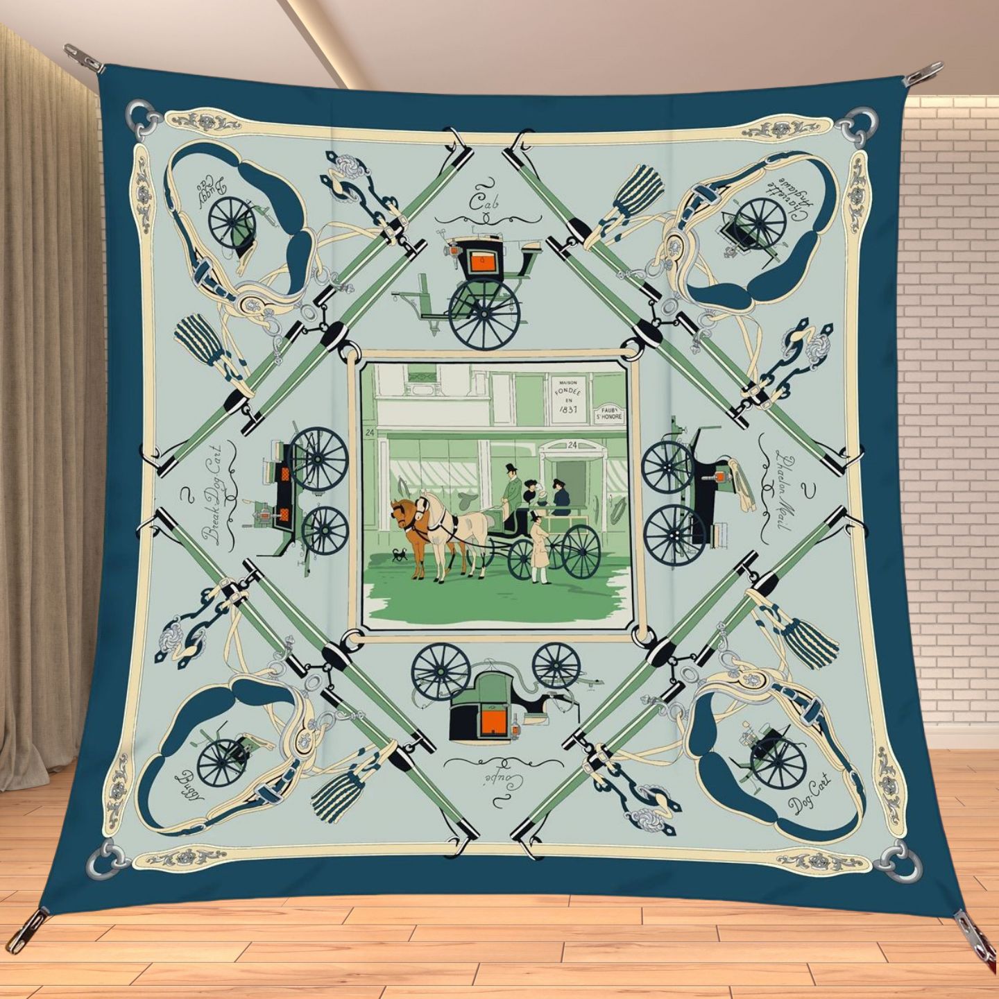 Foulard carré en twill effet s - Travel Accessories For Elderly avis et prix