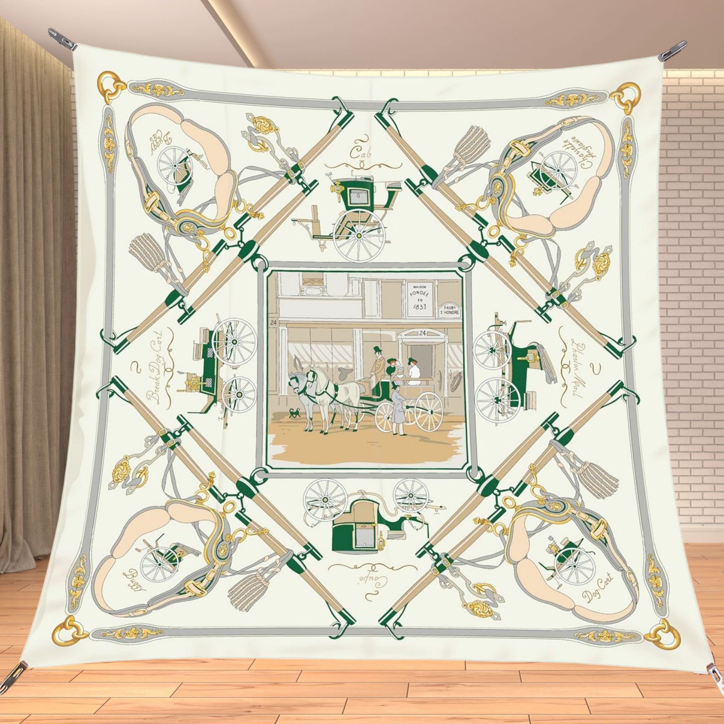 Foulard carré en twill effet s - Travel Accessories For Elderly avis et prix