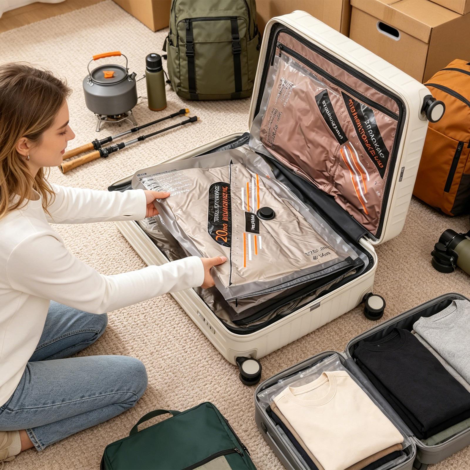 Sacs sous vide pour vêtements, - Compression Bag Vacuum avis et prix