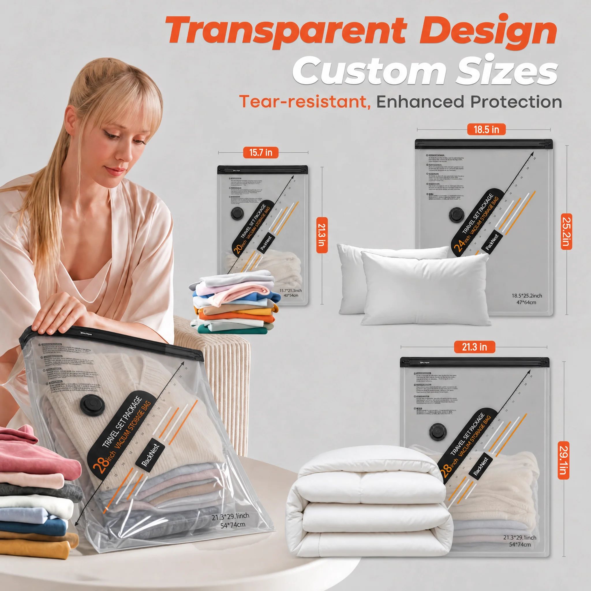 Cubes de Rangement à Compressi - Compression Bag Vacuum avis et prix