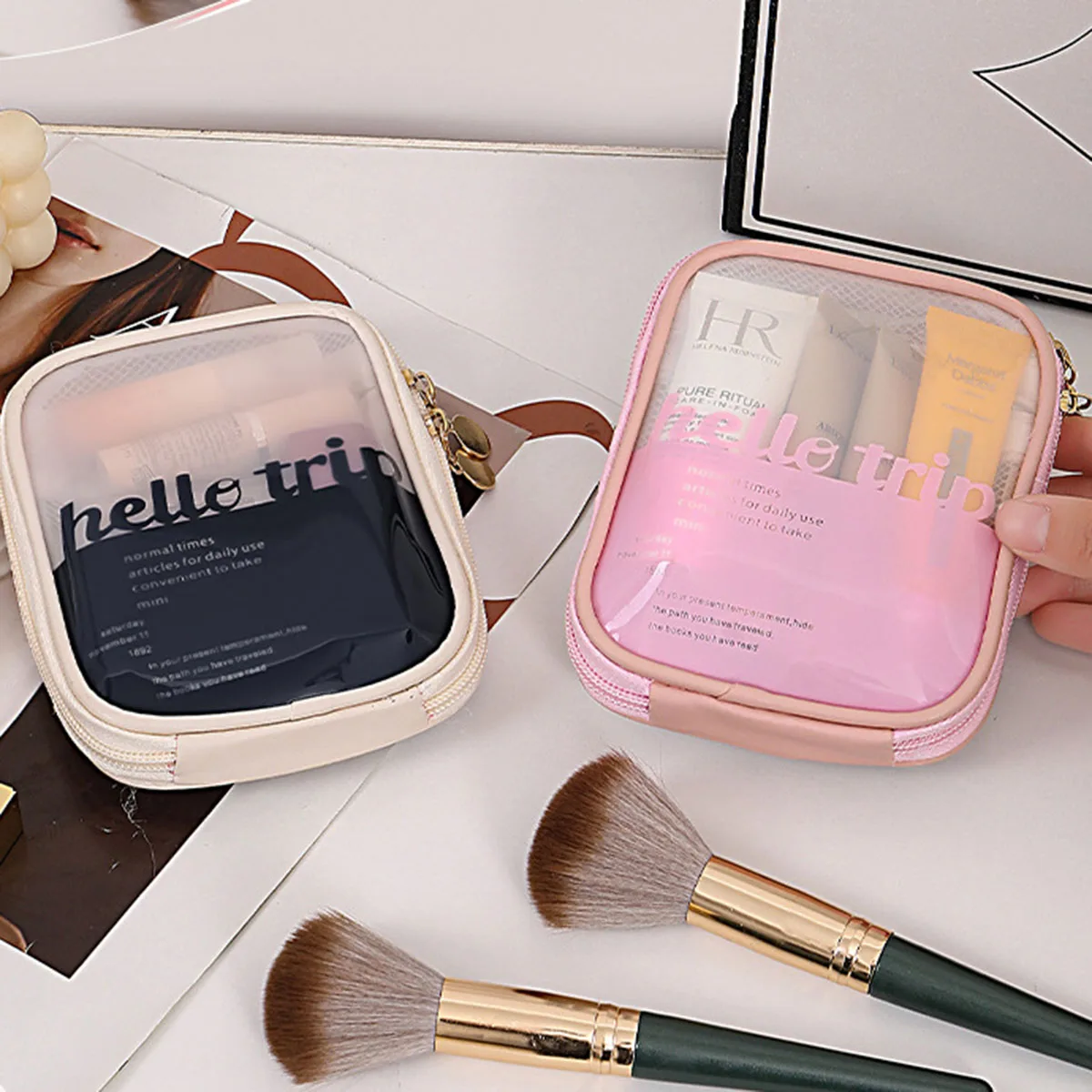 Pochette Cosmétique Transparen - Travel Accessories Toiletries avis et prix