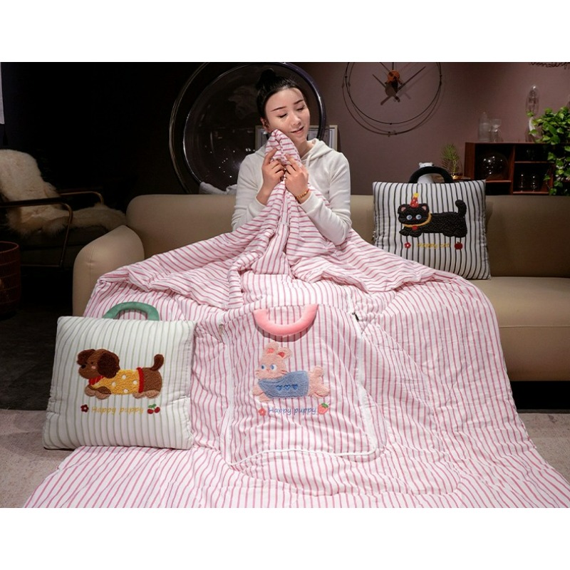 Couverture-oreiller rayée de d - Travel Accessories Gifts avis et prix